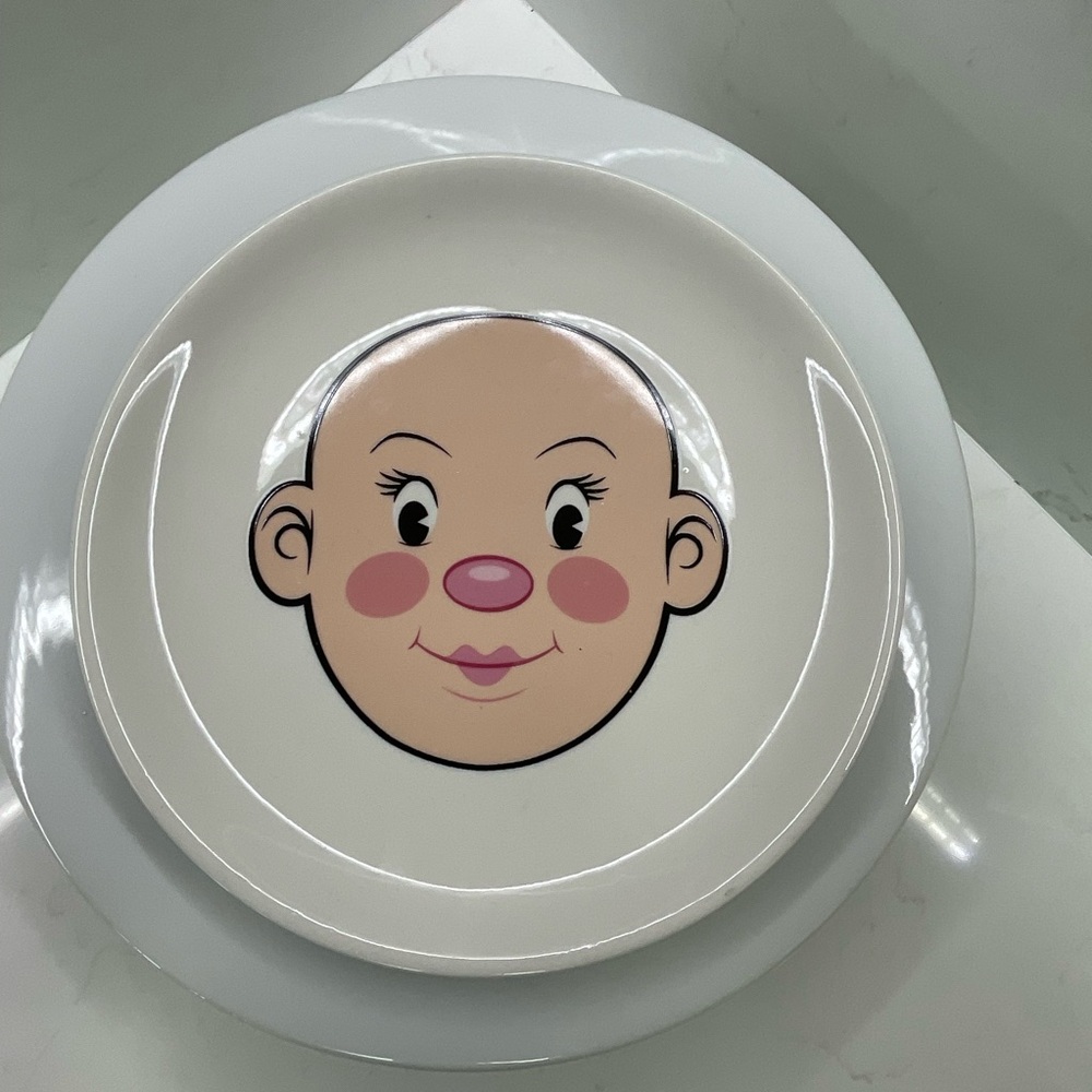 Fred Plays with His Food Plate